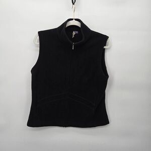 Ibex Women's Vest Size Large Merino Wool Black Outdoor Warm